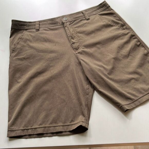 PrAna Poly/Elastane Stretch Shorts Men’s 36x10 - Picture 1 of 10